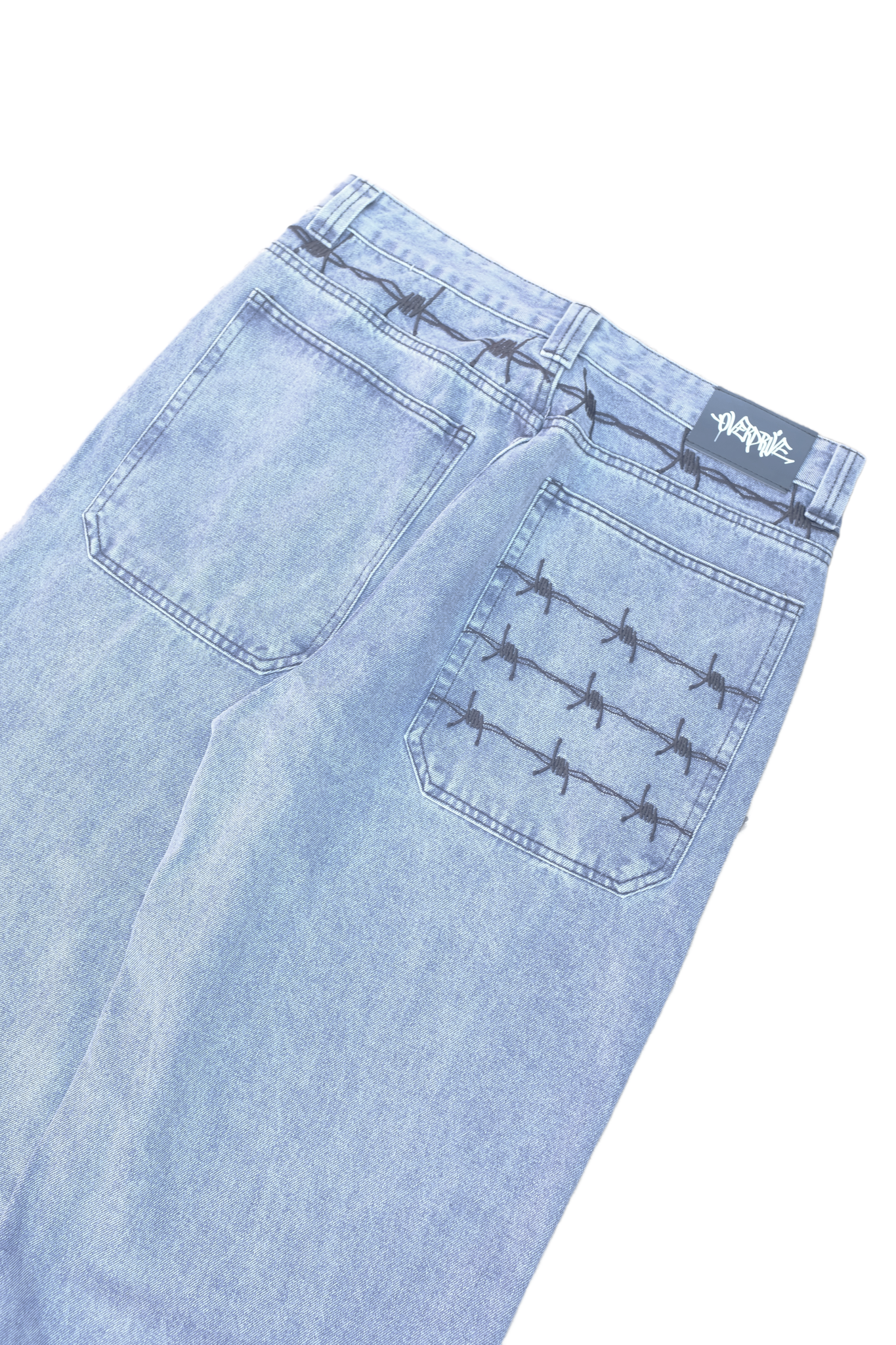 blue barbwire jeans