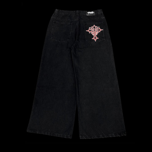 black cross jeans