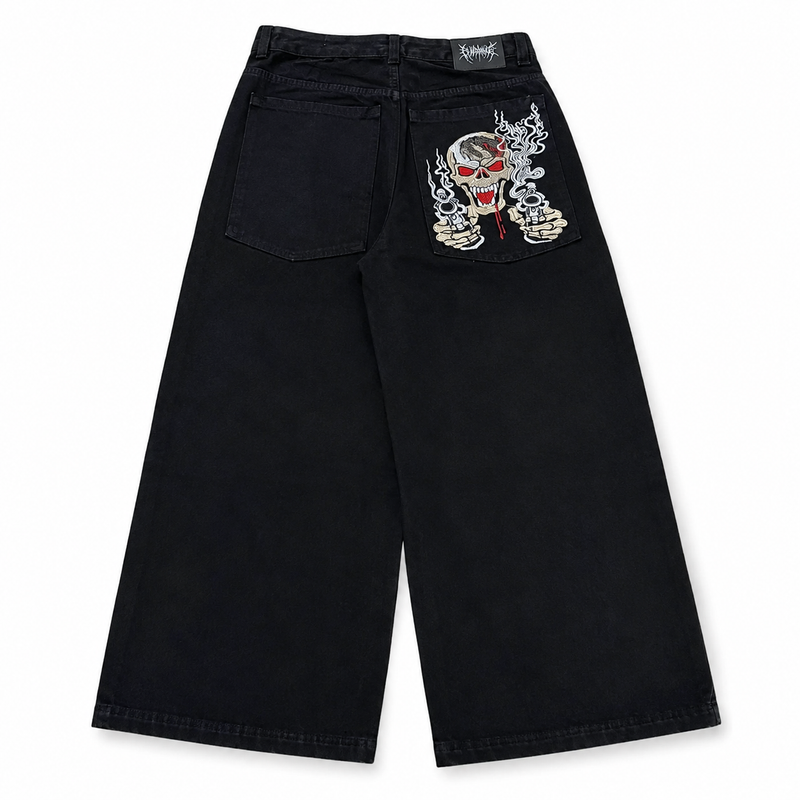 gunshot black stitch