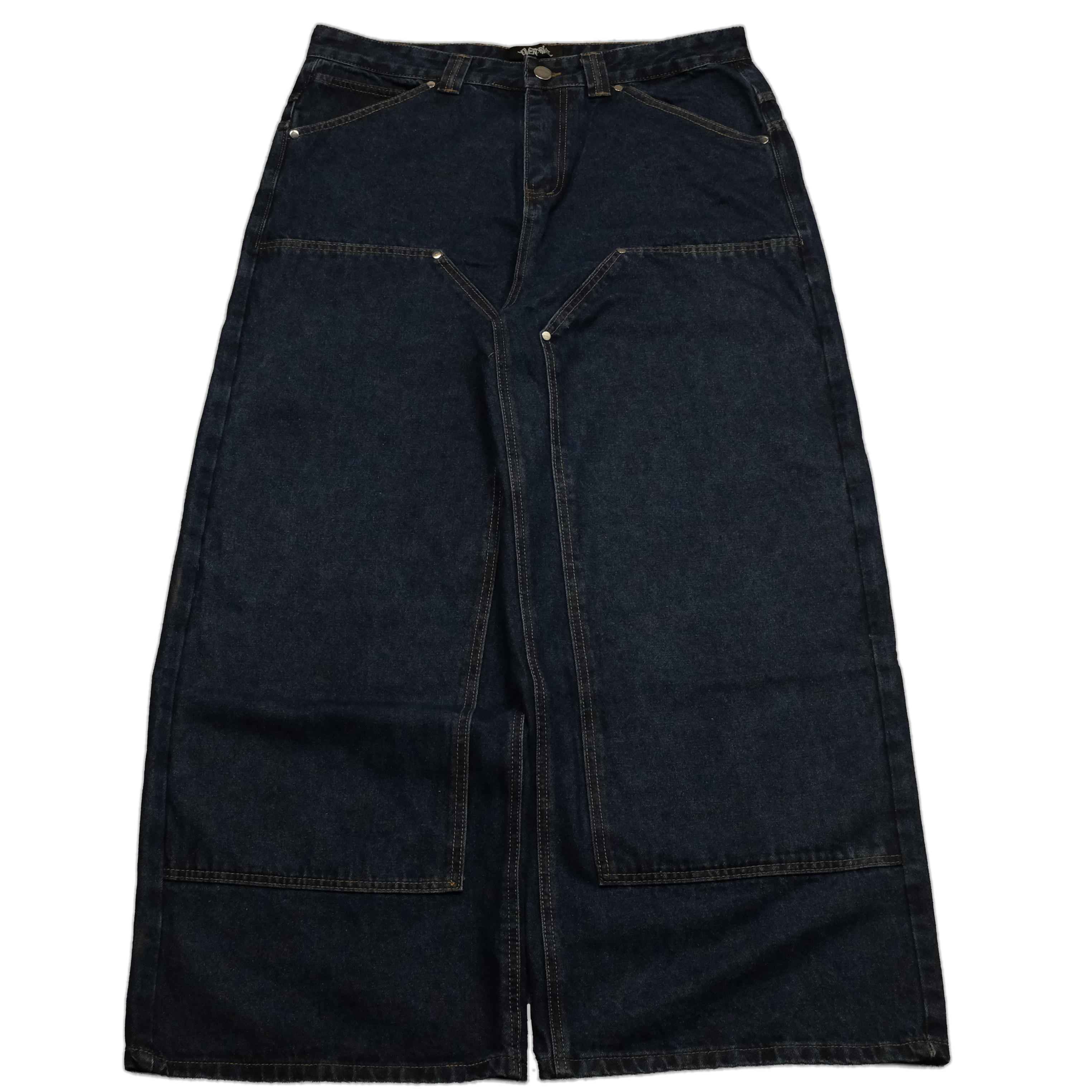 blue spider web jeans